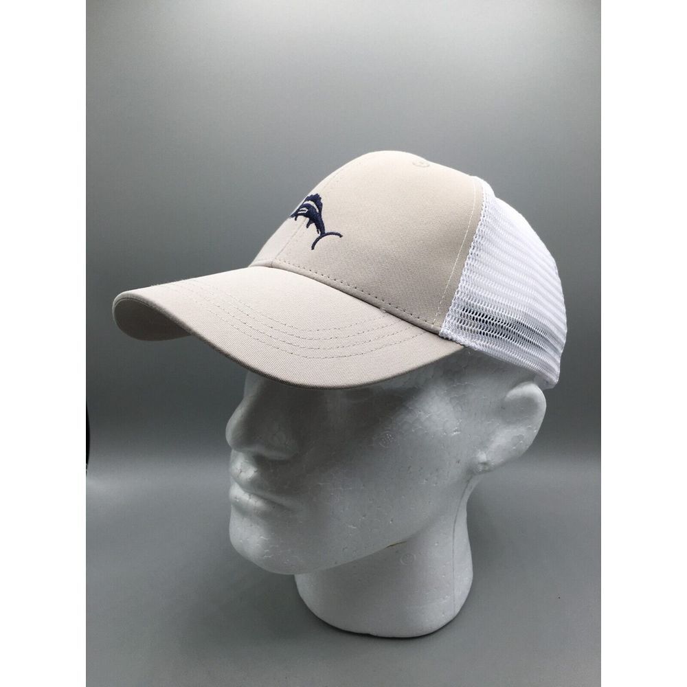 NWT TOMMY BAHAMA "Tip Your Cap" Marlin Logo Trucker Hat - Picture 7 of 11